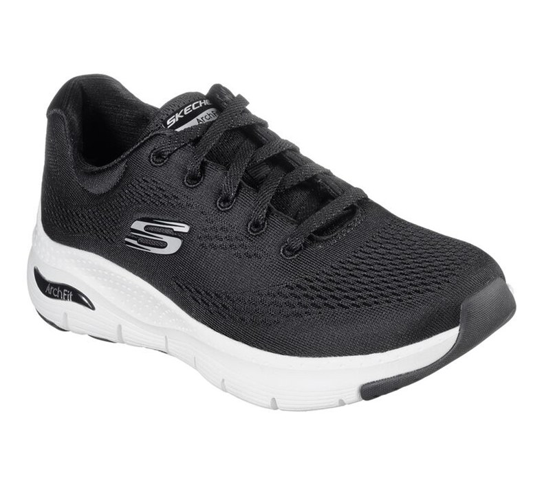 Skechers Dam Svarta/Vita Sneakers - Arch Fit - Big Appeal - Sverige (JGXBP-5409)